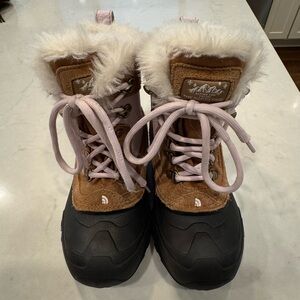 The North Face Kids Boots - Tan and Black